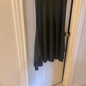 Asymmetrical Black Dress
